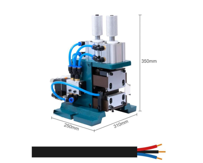 Máquina peladora eléctrica vertical